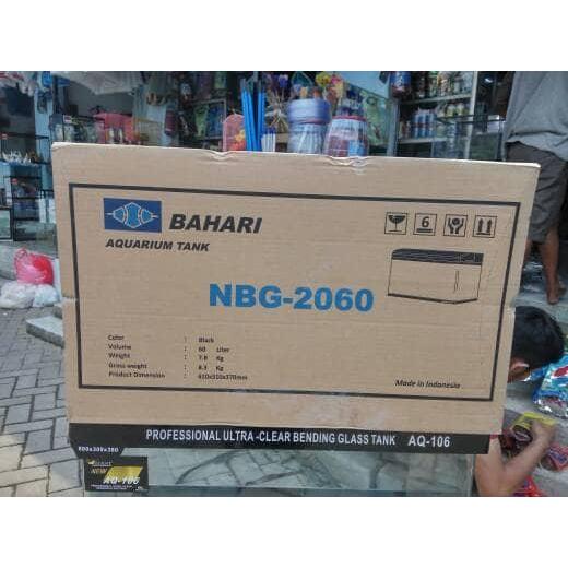 AQUARIUM BENDING BAHARI UKURAN 60x30x36cm