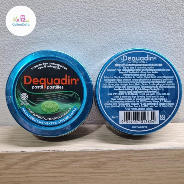 DEQUADIN PASTILLES - MENTHOL FLAVOUR - EXTRA STRONG TASTE