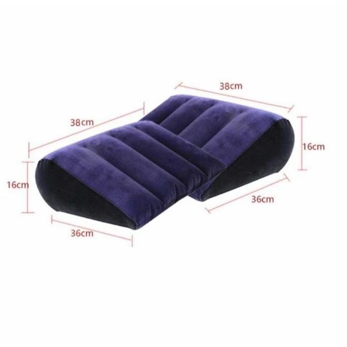 Overview of TOUGHAGE Bantal Triangle Inflatable Erotic Pillow Sex Supp