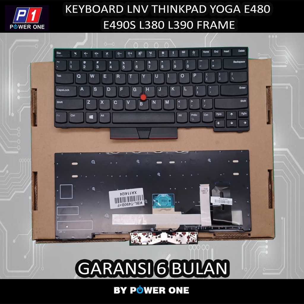 Keyboard Lenovo Thinkpad Yoga e480 e490s l380 l390 Frame