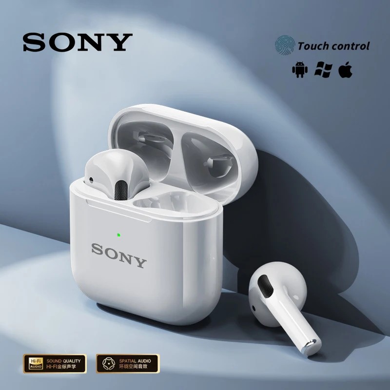 Original Sony Pro4 Tws Wireless Earphone Bluetooth Headset Hifi Noise Reduction Earbuds Waterproof