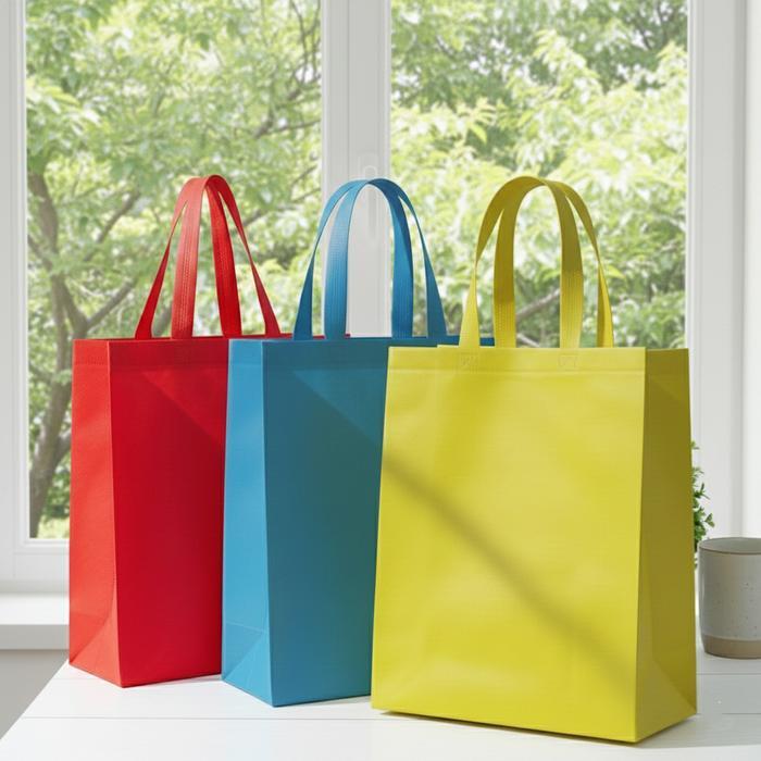 Tas Souvenir Polos Serbaguna Ukuran Besar 34x29x12 cm Goodie Bag Spunbond