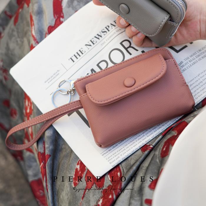 Sale [Exclusive Di Tiktok] Dompet Koin Mini Wanita Kulit Pu Pierre Loues Morina Wallet