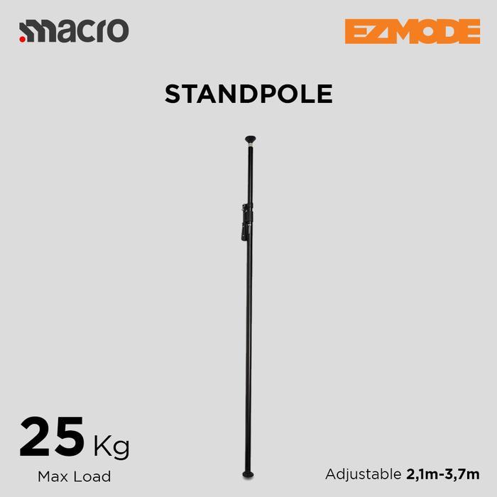 Ezmode Stand Pole Support System With Grip System For Lighting And Studio Backdrop Stand Varipole