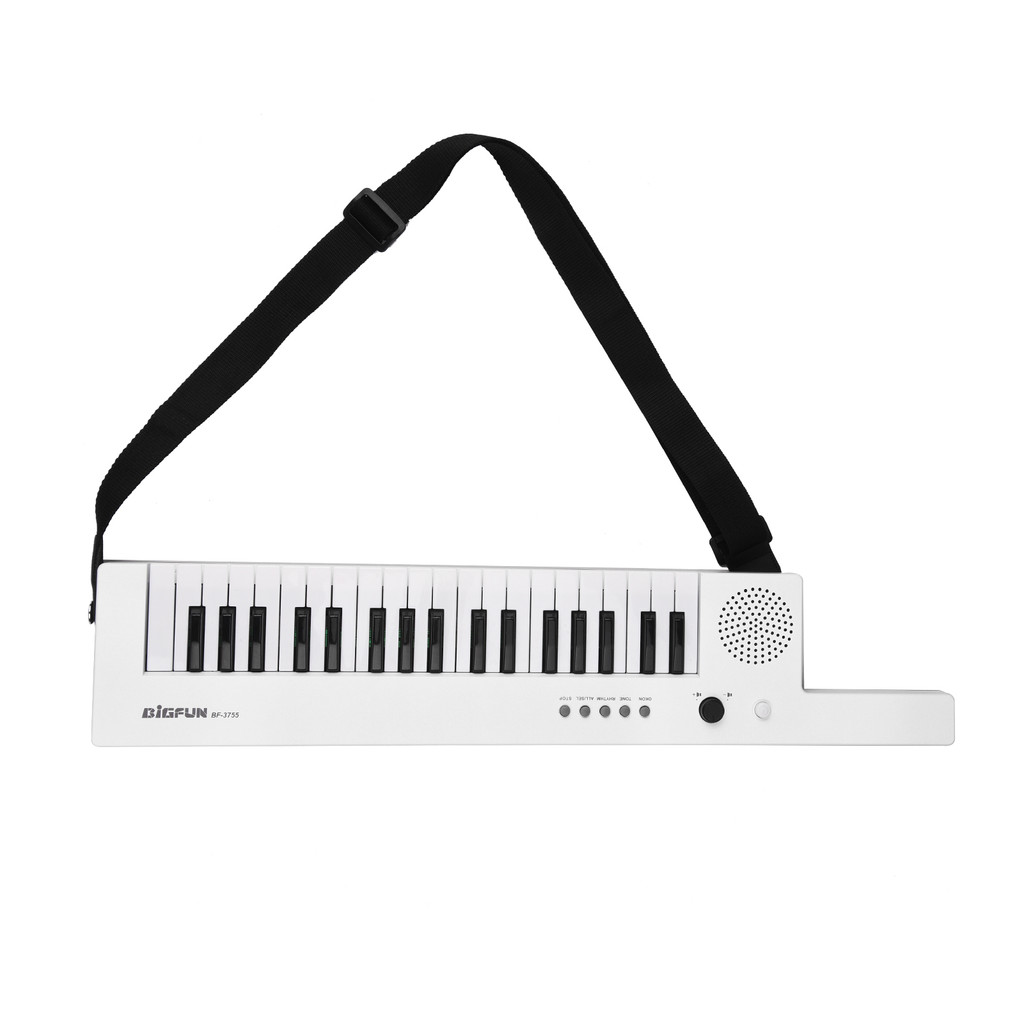 Guitar Electronic Piano with Mini Piano Keyboard Instruments 37-Key Electronic Keyboard Piano