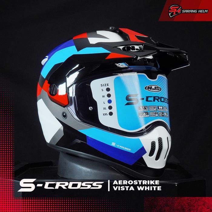 NJS S-Cross Aerostrike - Helm Full Face NJS Scross Scross NJS Adventure NJS Touring Helm Touring