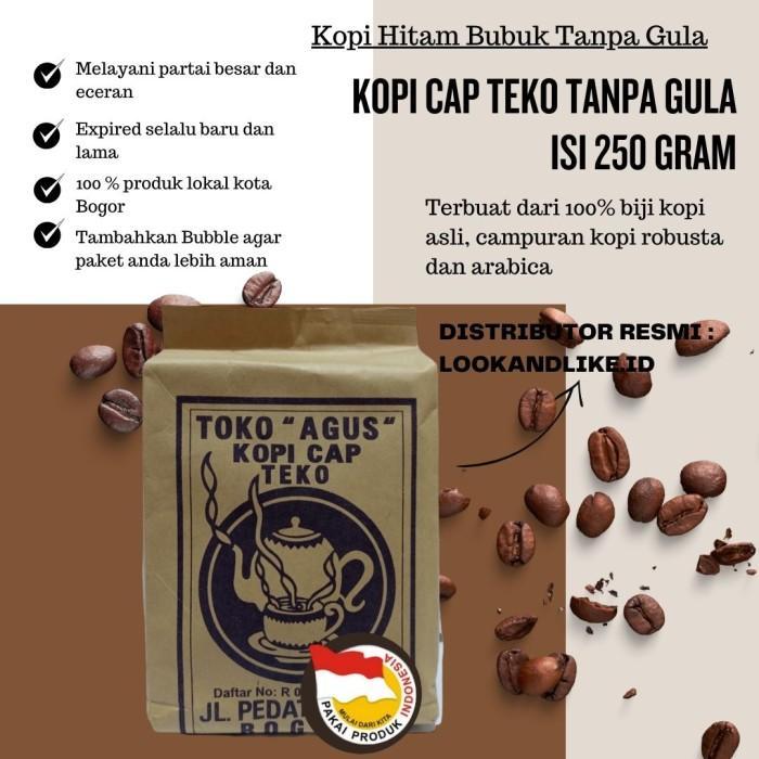 "New" Kopi Cap Teko Toko Agus Bogor 250 Gram - Robusta Coffee