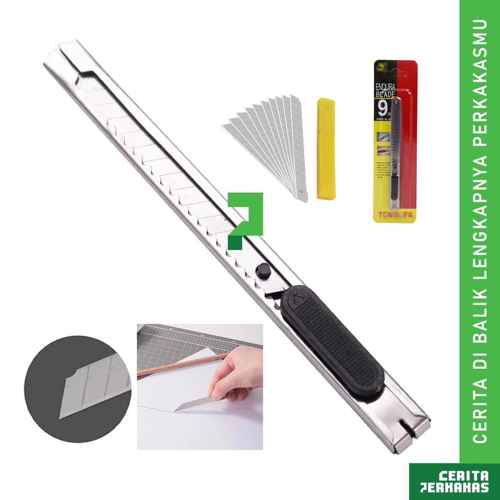 CP Cutter Pisau Kecil AK44 / Metal Sliver Mini Logam Blade / Kater Besi Cocok Steel / Degrees Samoye