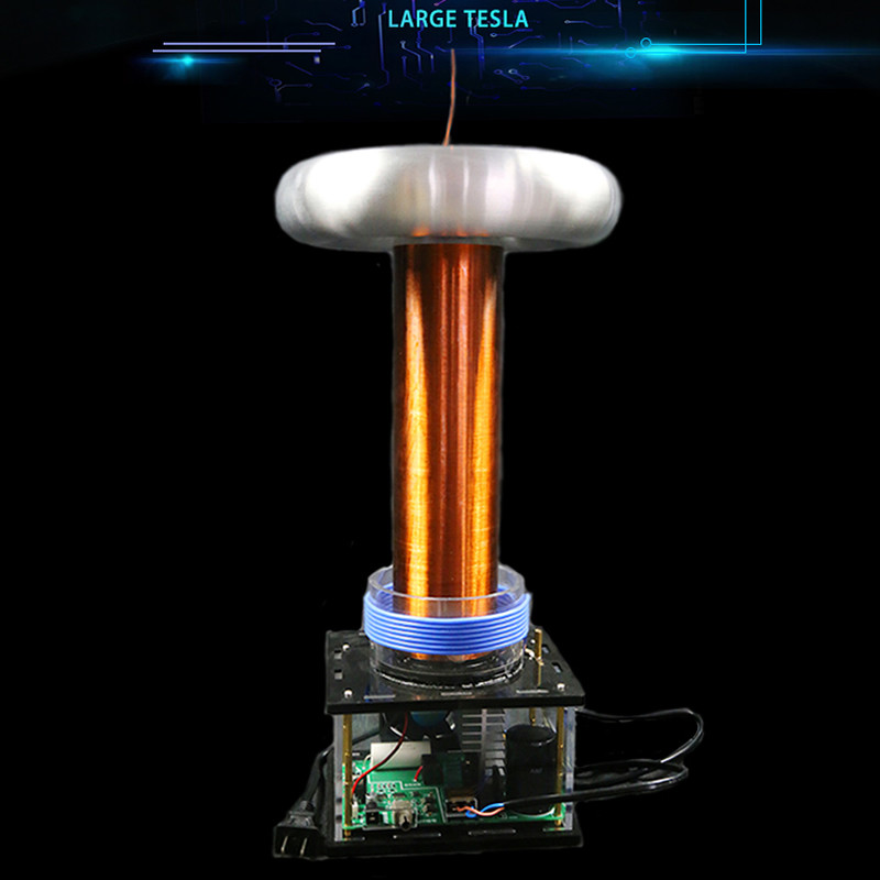 Tesla electric coil, induction arc music Tesla coil, large DIY product, pulse high voltage and high