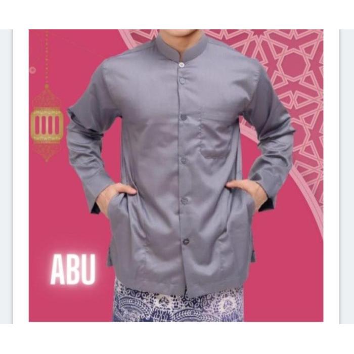 Best Seller Hln Baju Koko Pria Dewasa Jumbo Xxxl Model Ammu Amu Koko Haibah Habib Habaib Lengan