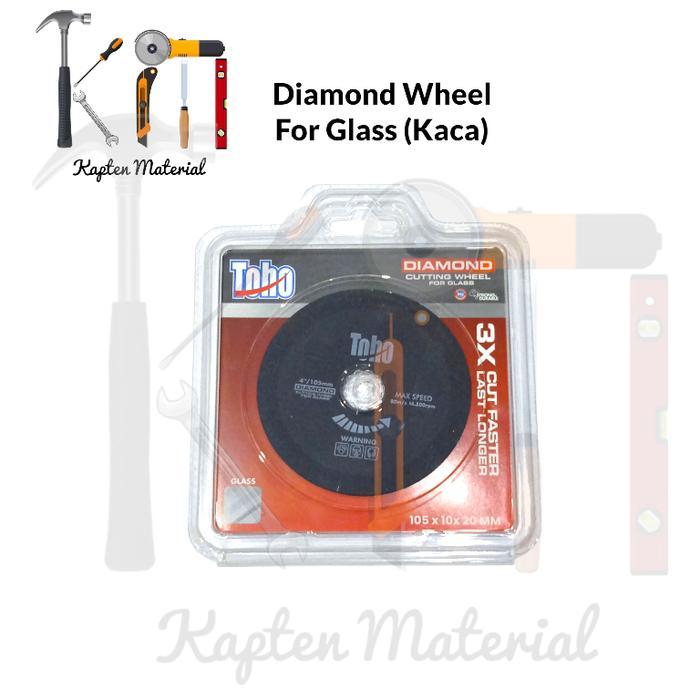 Diamond Wheel Glass Toho 4"Diamond Wheel Toho Glass Mata Potong Kaca