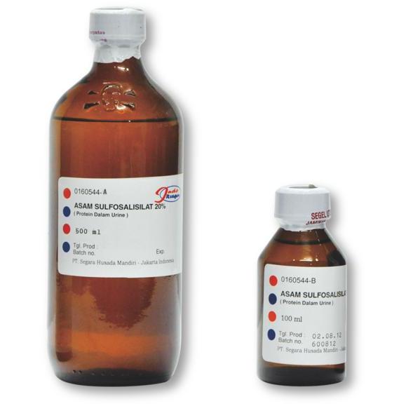 JTTOP" REAGEN ASAM SULFOSALISILAT 20% 100ML INDO REAGENT