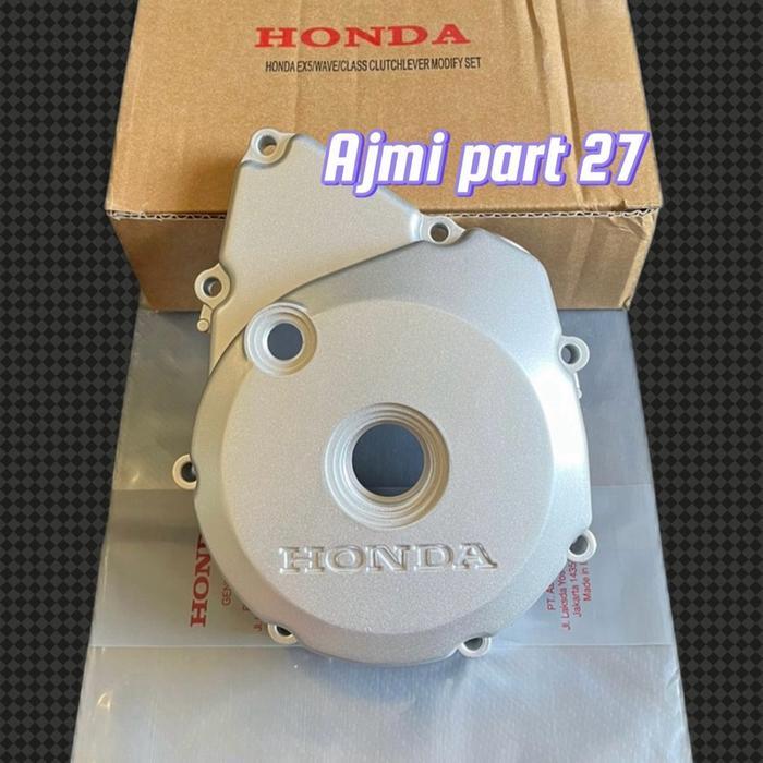 Bak Blok Magnet Silver kiri Honda Supra x 125/Karisma/Supra x 125 FI injeksi ORI Motorcycle