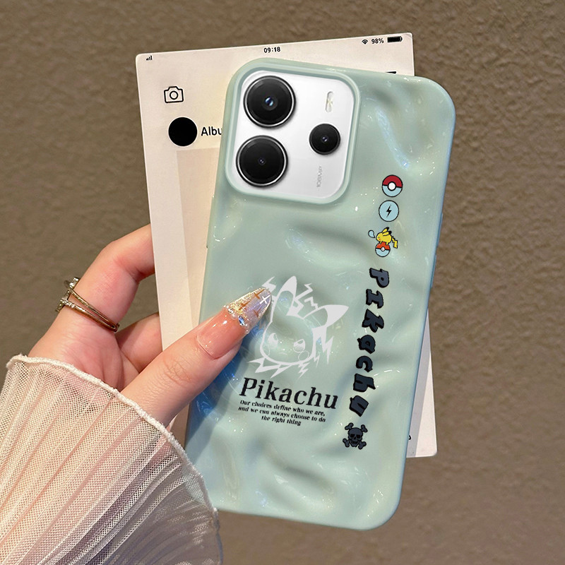 Casing Hp Untuk Xiaomi Note 14 4G Case Casing HP Softcase Silikon ponsel Anti-sidik jari Pola meteor