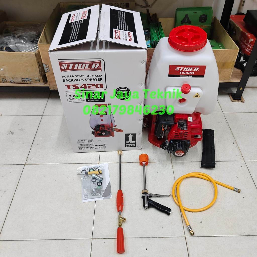 Mesin Sprayer Tiger TS420 4Tak | Power Sprayer Knapsack 20 Liter