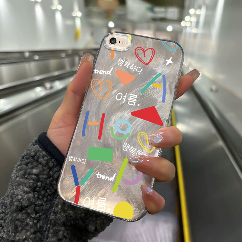 Casing Hp Untuk iPhone 7 Plus 8 Plus SE 2020 X Xr Xs Max Case Casing pola cinta Kasing HP tipis Cesi