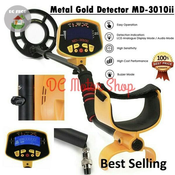 [] Detektor Emas Logam Gold Metal Detector Digital MD3010II MD3010 II
