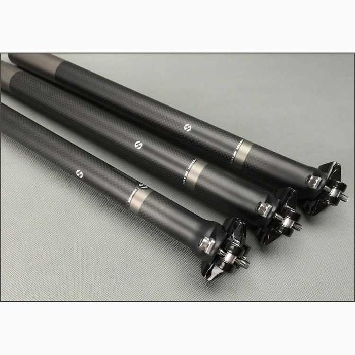 Comego Seatpost Tiang Jok Sadel Sepeda Lipat Mtb Roadbike Carbon Fiber