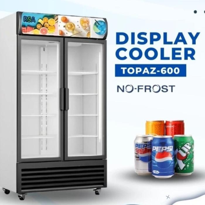 SHOWCASE RSA 2 PINTU DISPLAY COOLER TOPAZ-600 SHOWCASE RSA 2PINTU DISPLAY COOLER
