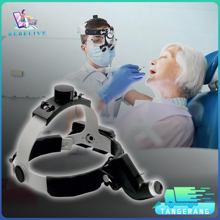 Headlamp Lampu Kepala Gaya Ikat Kepala Headlamp Medis Kaca Pembesar Medis