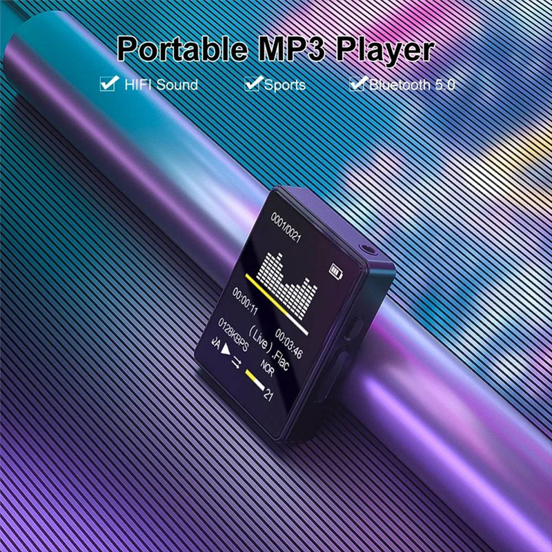 Superior-MP4 Music Player HIFI MP4 Player 5.0 HIFI Sound For E-Book/FM/Radio/Recording/Video Play