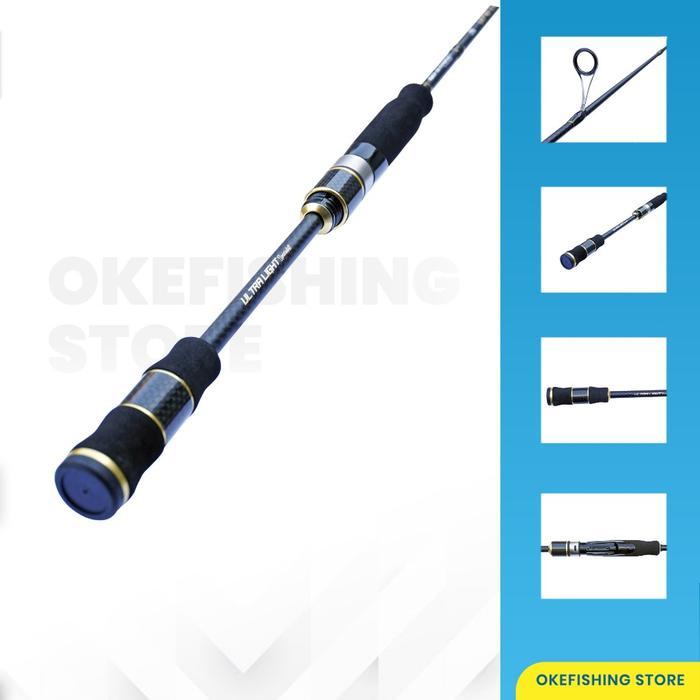TERLARIS Joran Pancing GostrikeVersus Ultra Light GT Spinning Rod Hollow Carbon Blank, Sambung Dua