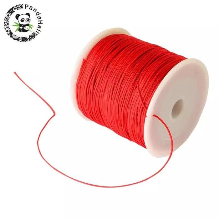 Tali Benang Serut Nylon / Aksesoris Craft Gelang / Kalung Hand Made