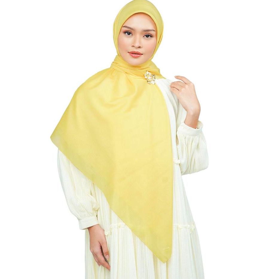 Nada Puspita -Nada Voile Scarf Large - Popcorn