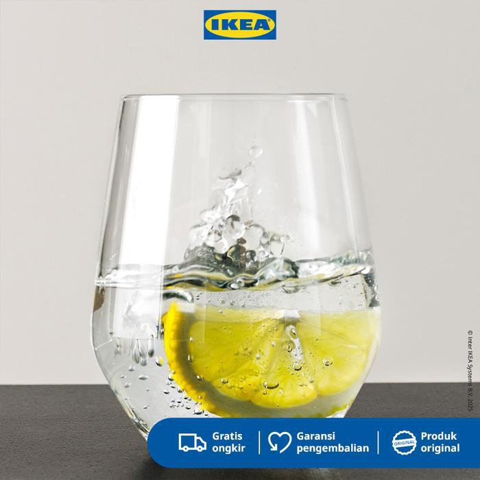 Ikea Ivrig Gelas Kaca Bening Berkualitas 45Cl