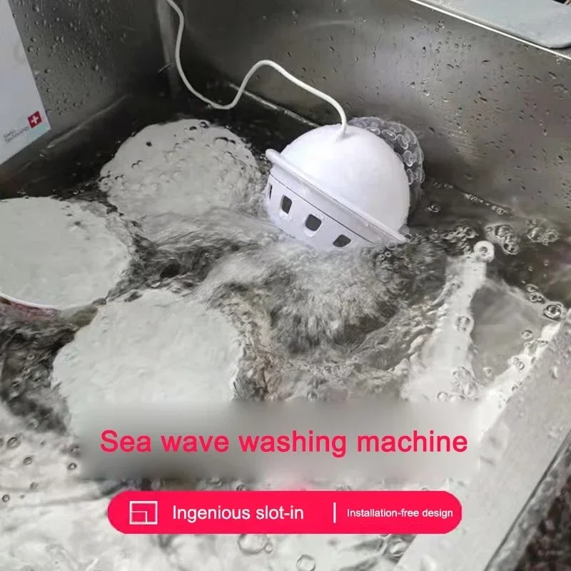 Portable 220v New Ultrasonic Dishwasher Mini Household Dishwasher Artifact Wash Vegetable Kitchen