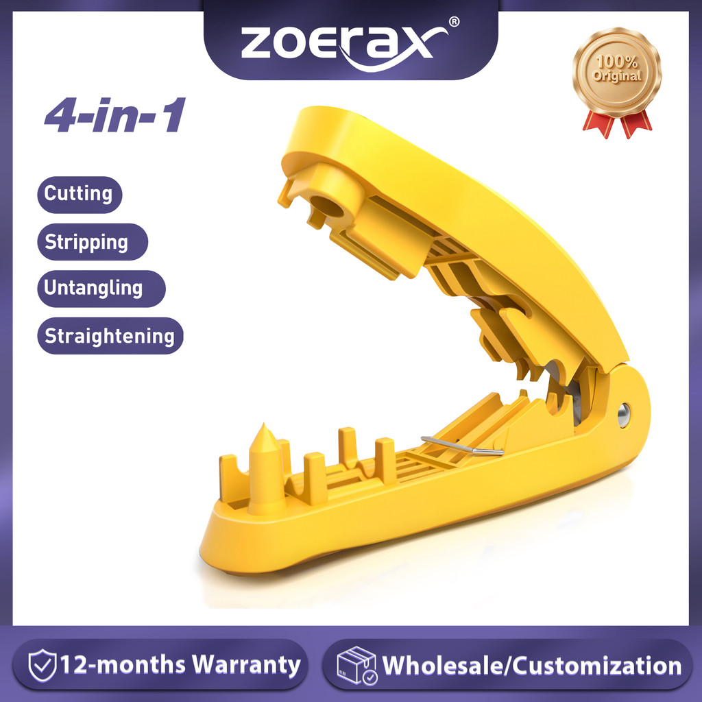 ZoeRax RJ45 Network Cable Tool 4 in 1 Stripping Tool with Cutting, Stripping, Untangling and