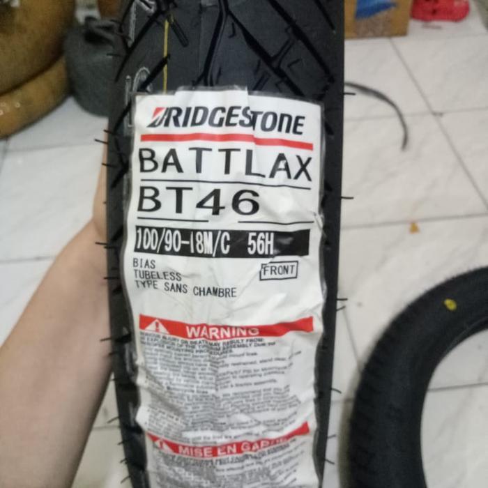 Ban Luar Battlax Bt 46 Ukuran 100/90-18 Tubeless