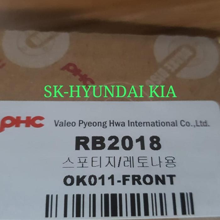 Disc Brake Front Piringan Rem Depan Kia Sportage 1 Asli Partt