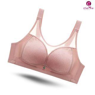 Chelyne Bh Kemben V99016 Full Cup Bra Polos Brukat Emboss - Big Size Bra 38/44 Cup C - Bh Jumbo