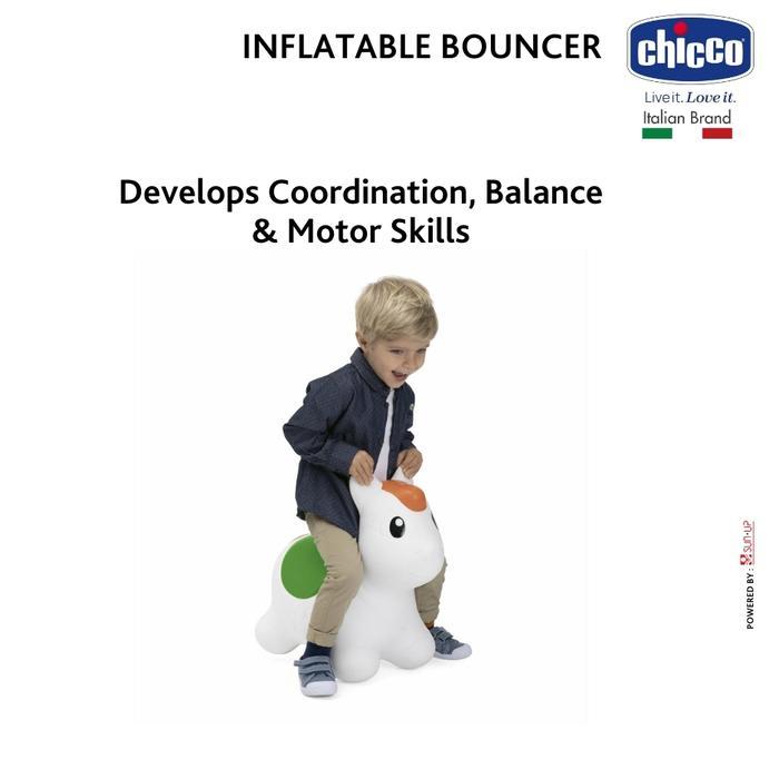 Chicco Toy Inflatable Bouncer 2Y+ / Kuda Kudaan Anak / Kuda Kudaan Karet / Kuda Karet Mainan Anak