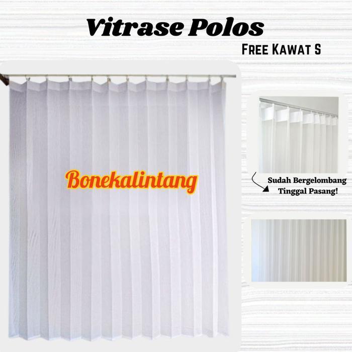 kbr Gorden Vitras Polos Kawat S Plisket - Dalaman Korden Transparan