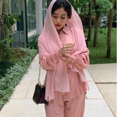 TERLARIS ONE SET KULOT POLOS WANITA RAYON PREMIUM / SETELAN WANITA POLOS Baju Casual