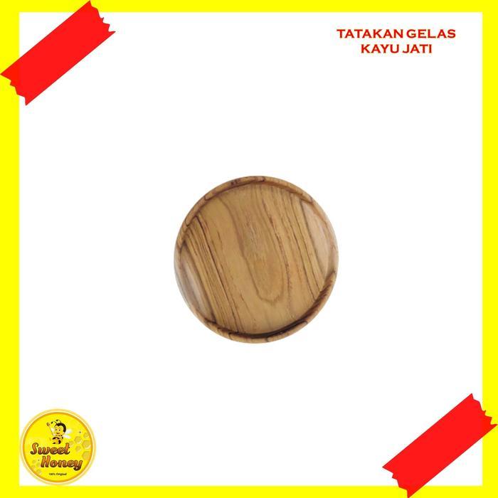 TATAKAN GELAS KAYU JATI / COASTER JATI / TATAKAN KAYU