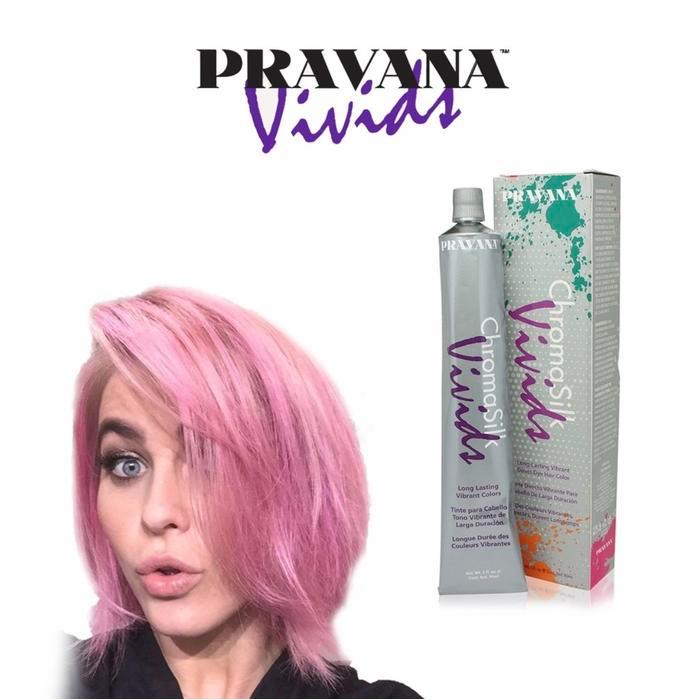 Pravana vivids Pink/ pewarna rambut Pink/ Pravana Pink non amoniak
