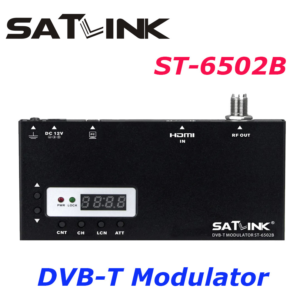 PROMO   OriginalSATLINK St-6502B DVB-T Modulator Adapt Global Terrestrial Digital Television   DVB-T
