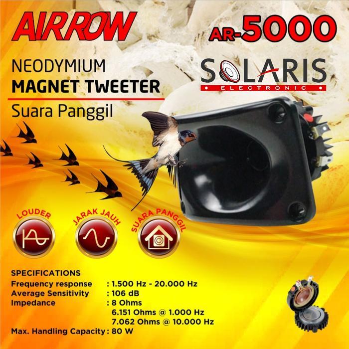 TERLARIS TWEETER WALET SUARA PANGGIL Magnet Neodymium AIRROW AR-5000 Speaker SALE