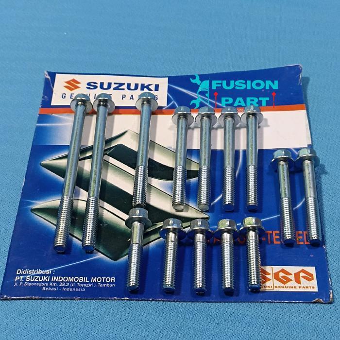 1Set Baut Blok Kiri Kanan Kopling Magnet Shogun 110