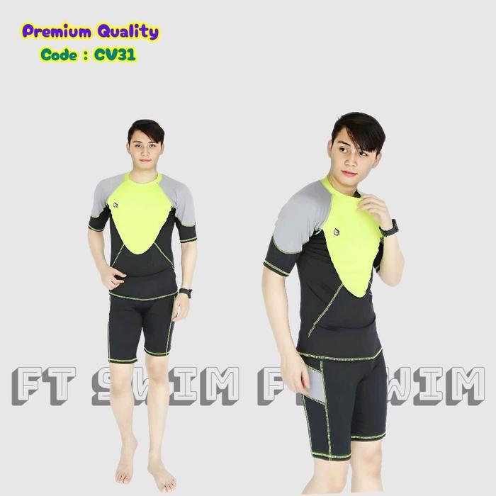 Baju Renang Laki-Laki Baju Renang Pria Dewasa Pendek/Baju Diving Laki-Laki Remaja Cewek Baju Renang