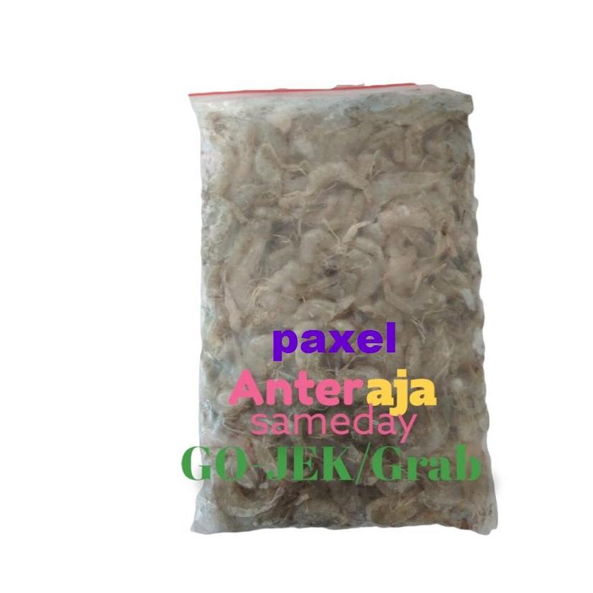 (COD) udang beku pakan arwana 500 gram / udang beku tanpa kepala