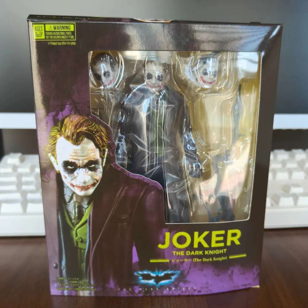 SHF Joker The Dark Knight Clown Heath Ledger Action Figure Collectible Model Toys Action Figure