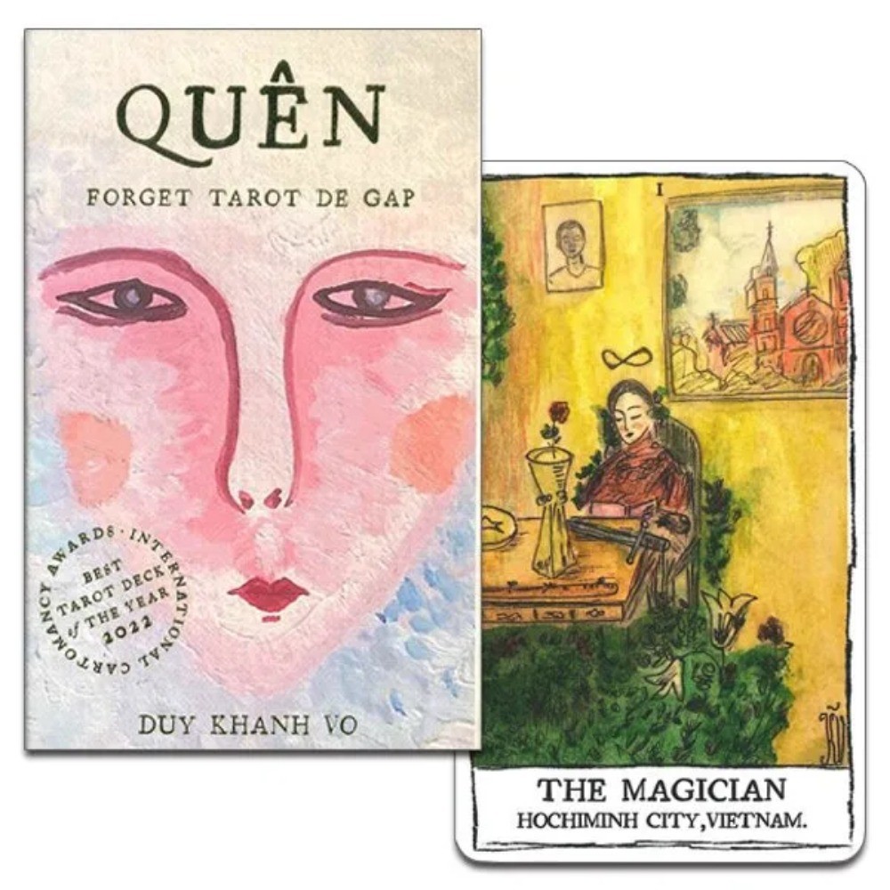 80 Pcs Cards Qun Tarot 12*7cm Takes You on A Mystical Voyage of Love and Self-discovery, Infused