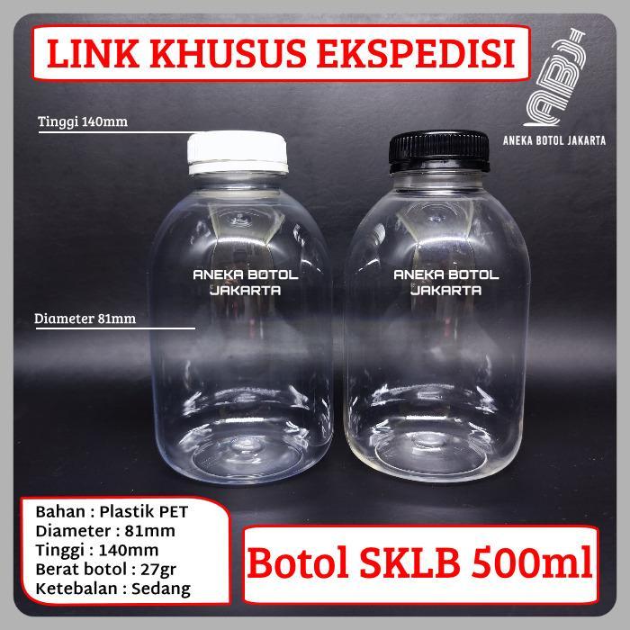 Botol gendut 500 ml 27gr / Botol SKLB 500 ml 27gr - KHUSUS EKSPEDISI