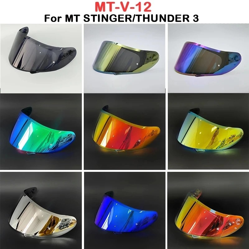 For Mt-V-12 Helmet Shield For Mt Stinger Helmet And Thunder 3 Helmet For Mt Replacement Parts