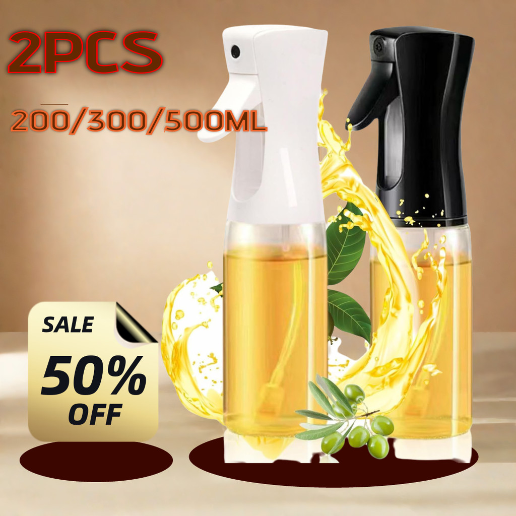 200/300/500ML Pneumatic Spray Bottle Fitness Barbecue Spray Oil Dispenser Kitchen Oil Spray Bottle