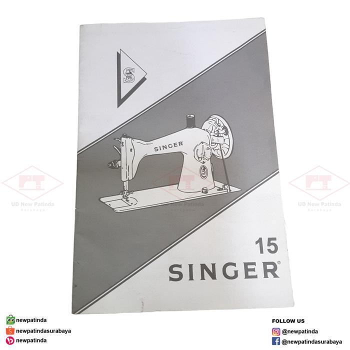 Buku Manual Petunjuk Mesin Jahit Singer
